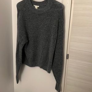 Blue H&M rib knit sweater